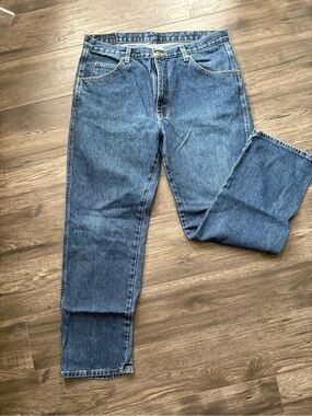 Men's Wrangler Classic Blue Denim Jeans